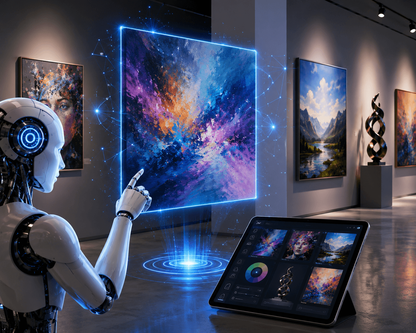 Betterwork AI analyzing artworks and matching buyers — AI-powered art gallery CRM software